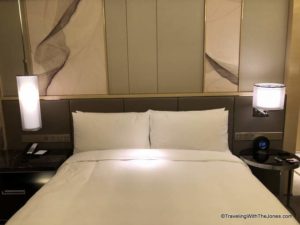 king bed, suite 1512, JW Marriott Hotel Chengdu, China