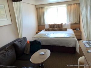 ocean-view stateroom on Holland America's Veendam cruise ship