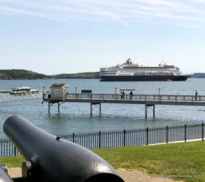 Holland America's Veendam cruise ship, Bar Harbor, Maine