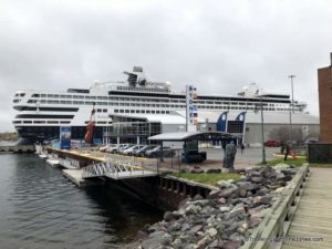 Holland America ms Veendam cruise ship in Sydney, Cape Breton, Canada