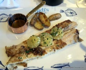 Dover Sole Meunière - Rudi’s Sel de Mer pop-up restaurant, Holland America