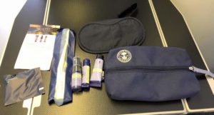 amenity kit -- Business class - ANA flight 007