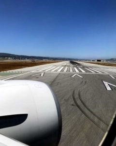takeoff from San Francisco - ANA flight 007