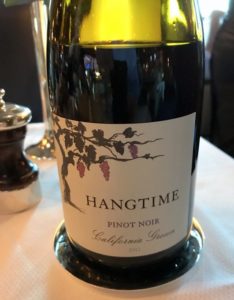 Hangtime Pinot Noir, Cellar No 3 wine package, Holland America Line