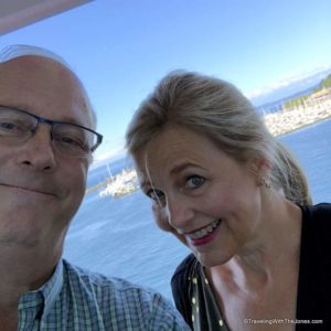 Travelin Jones on verandah, stateroom #5078 on Holland America's Eurodam