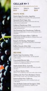 Cellar No 1 - Holland America wine packages