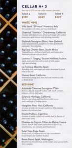 Cellar No 3 - Holland America wine packages