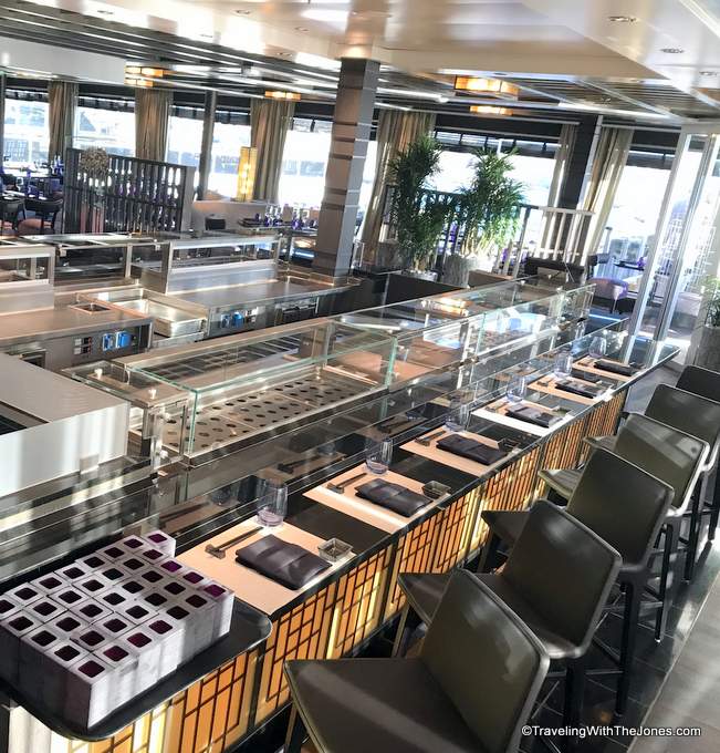 Nami Sushi Menu on Holland America’s Nieuw Statendam Cruise Ship
