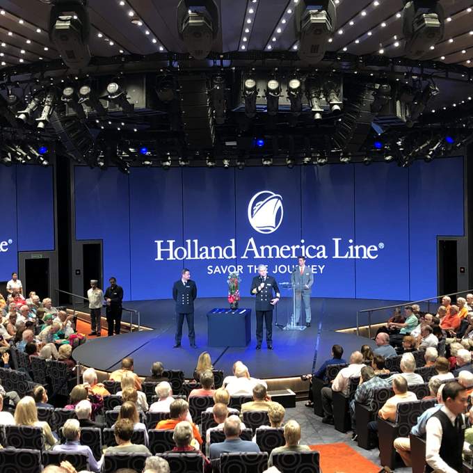 Mariner Reception, Nieuw Statendam Premiere Voyage