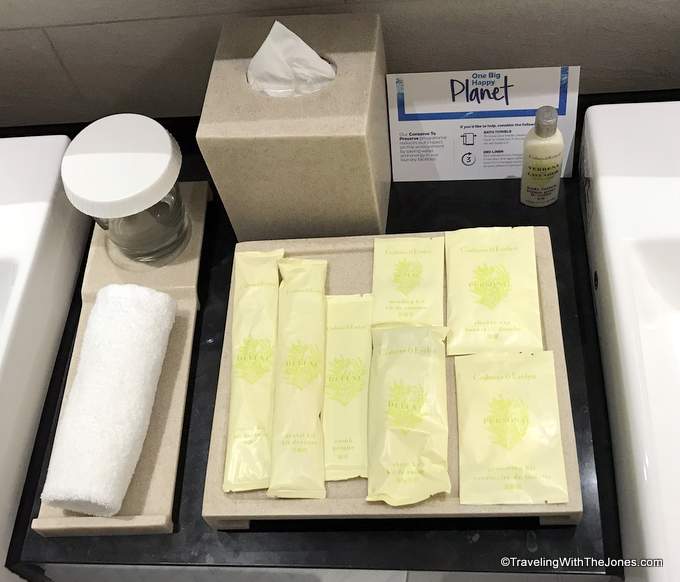 toiletries, Hilton Taipei Sinbad hotel, Taiwan