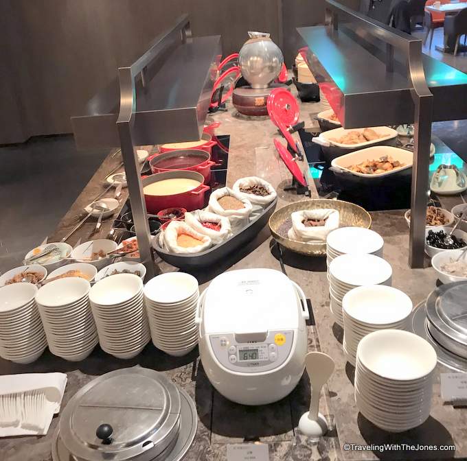breakfast buffet, Hilton Taipei Sinbad hotel, Taiwan