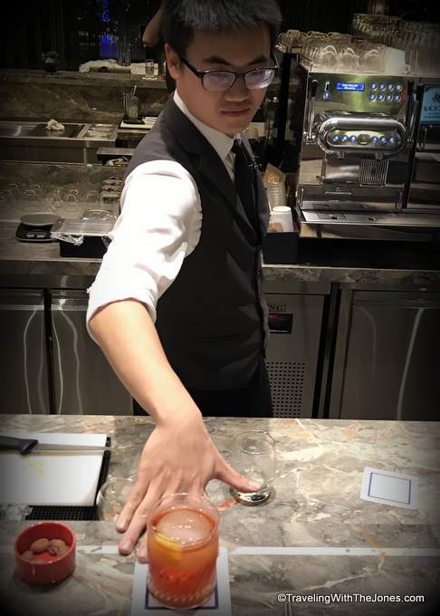 bartender, Hilton Taipei Sinbad hotel, Taiwan