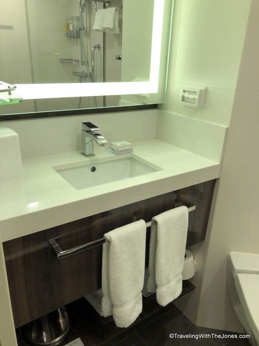 sink, Interior stateroom #1111, Koningsdam, Holland America