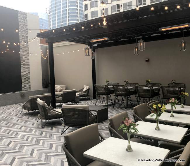 Outdoor Veranda Club Lounge - Hotel Republic San Diego, California