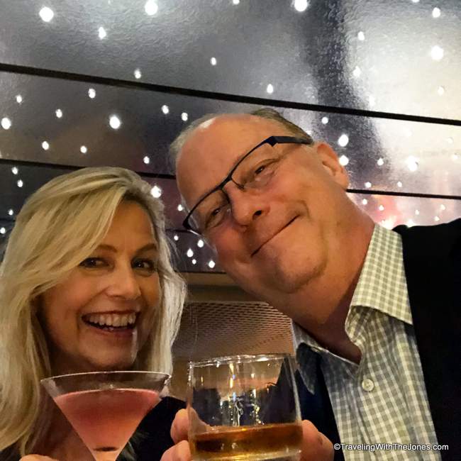 TravelingJones in Galley Bar - Holland America's Eurodam cruise ship