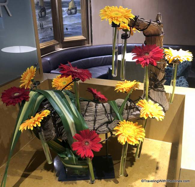 Flowers - Eurodam cruise ship, Holland America