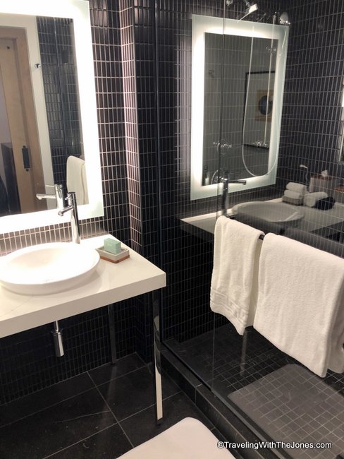 bathroom 2, room632, Sound Hotel, Seattle