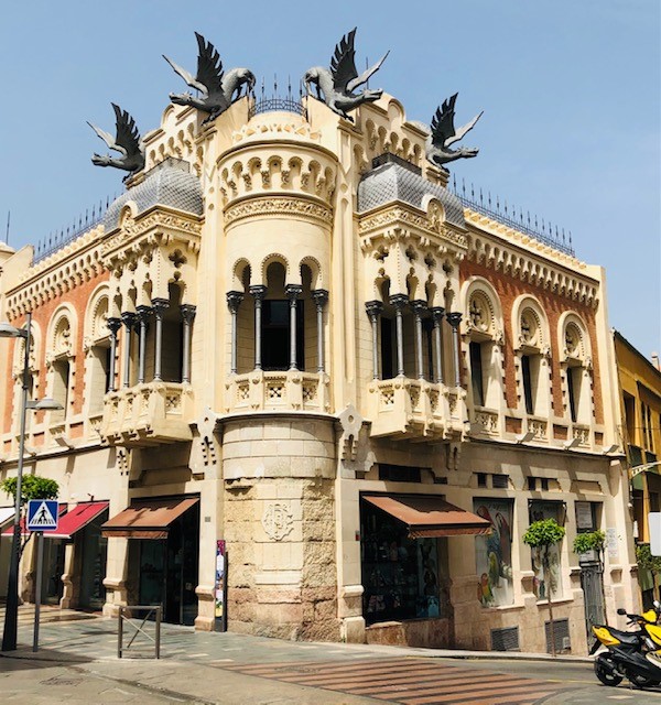 Casa de los Dragones or House of the Dragons, Ceuta, Spain